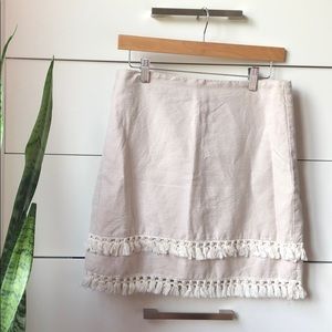 Loft Linen Mini Skirt